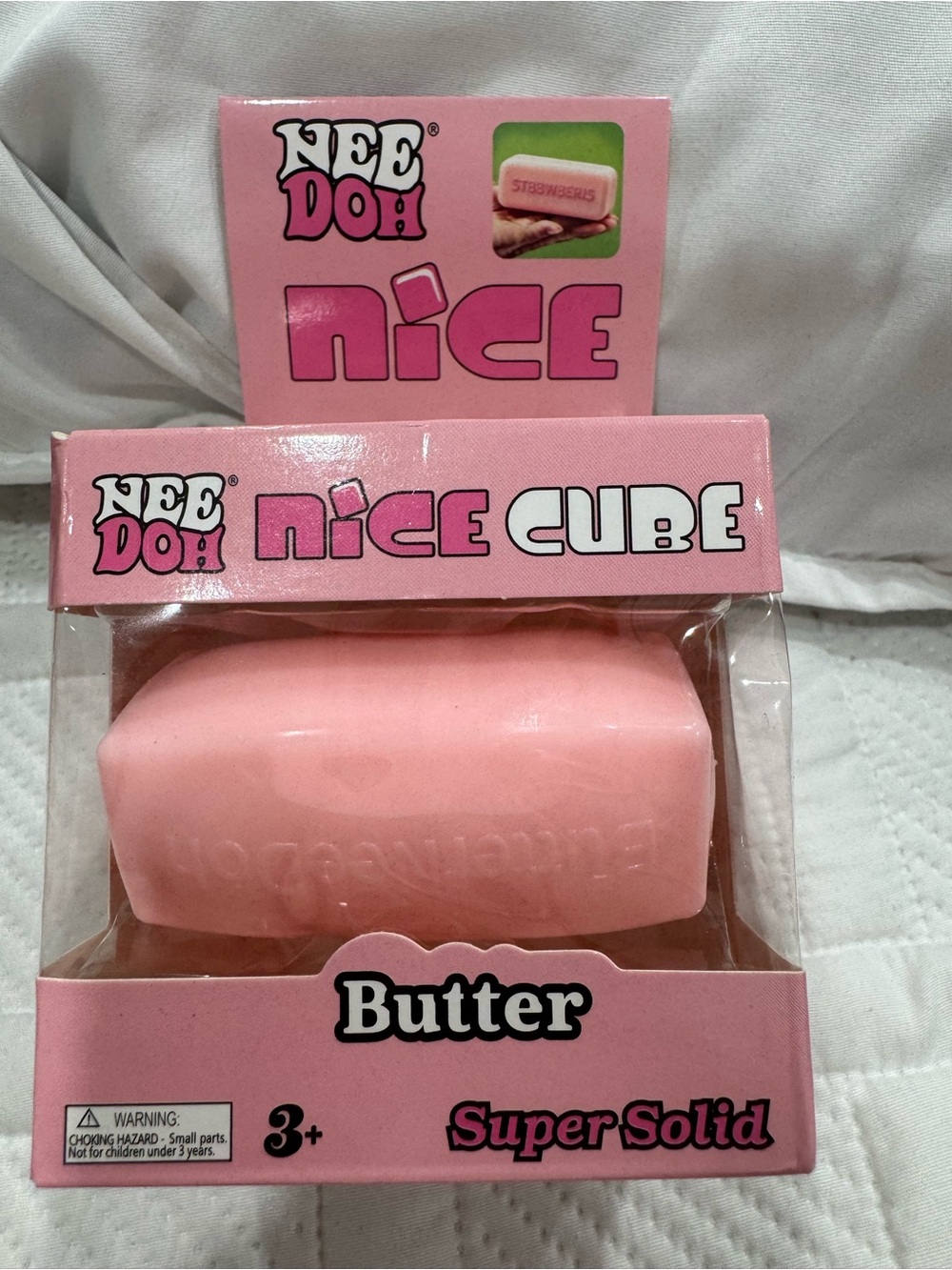 Nice Cube Butter - Pink Super Solid Hand Soap for Kids